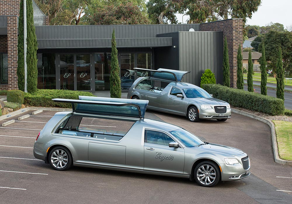 Guyetts Funerals' specially made hearses